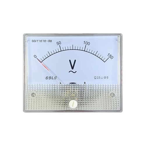 Voltmètre AC à aiguille 64 x 80 mm indicateur de tension 300V