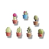 7pcs Cute Simulation Succulents Plants Refrigerator Magnets for Adults, for Refrigerators Magnets...