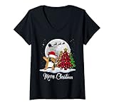 Tamponando l'albero di Natale del cucciolo del