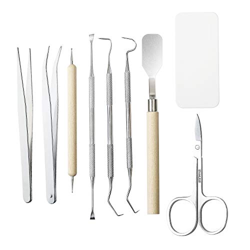 Peirich Herramientas de desmalezado para vinilo, 9 piezas, kit de herramientas de vinilo para desmalezar vinilo, siluetas, cameos, letras Cover