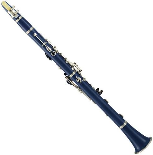 Mendini MCT-BL+SD+PB+92D Blue ABS B Flat Clarinet with Tuner, Case, Stand, Mouthpiece, 10 Reeds and More