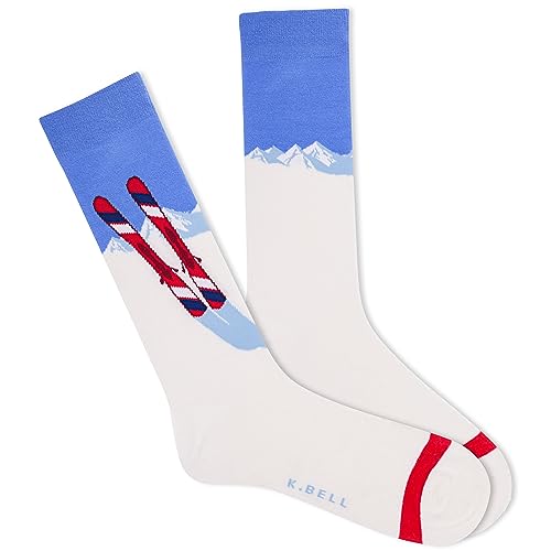 Chaussettes homme K. Bell anti-frottement couleur avoine taille 40-46