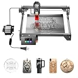 Longer RAY5 Laser Engraver with Air Assist Kit, 10W High-Precision Laser Engraver, Compressed Spot CNC, App Offline Control, DIY Engraving Tool for Metal/Glass/Wood, Engraving Area 15.7 'x15.7'