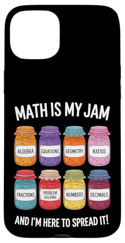 数学は私のジャムであり、それを広めるためにここにいます 面白い数学教師 スマホケース iPhone 15 Plus 用