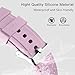 Lerobo Sport Bands Compatible with Samsung Galaxy Watch 7 6 5 4 Band 44mm 40mm/Watch 5 Pro Band 45mm/Galaxy Watch 6 4 Classic 46mm 43mm 47mm 42mm, 20mm Quick Release Sport Band for Women Men