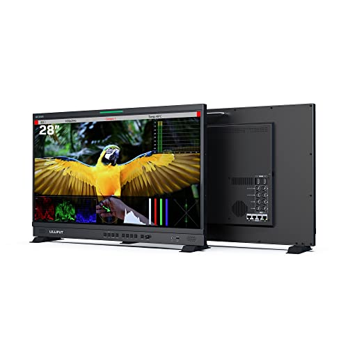 LILLIPUT Q28-VBP 28" 12G-SDI 12G-SDI and 4K HDMI 2.0 Professional Production Studio Monitor (V Mount) Quad-Split Multiview Display HDR and 3D-LUT Support