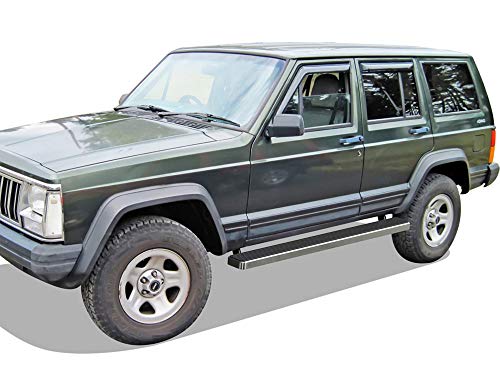 Estribos para Jeep Cherokee 1984-2000 Acero Inoxidable miniatura 2