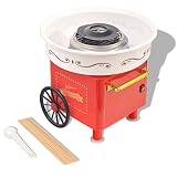 Esta máquina de algodón de azúcar de estilo retro será todo un éxito en fiestas de cumpleaños o reuniones.