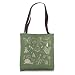 Cottagecore Aesthetic Frog Mushrooms Butterfly Snail Nature Tote Bag