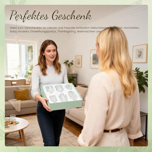 BTSD-home BTSD-home 6 Stück Vasen Set für Blumen, Kleine Vasen für Tischdeko mit elegantem Design, robuste Mini Vasen für Hochzeitsdeko, Tischdeko und Party Deko - Verwendungsansicht 7 | Tischdekoration