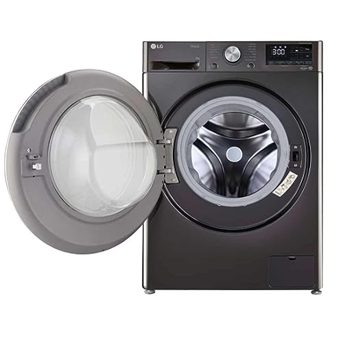 Image of LG 9 Kg 5 Star Inverter Fully Automatic Front Load Washing Machine (FHP1209Z9B, Black)