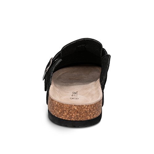 Tf Star Unisex Boston Soft Footbed Clog Cow Suede Leather Clogs, Cork Clogs Shoes For Women Men Tan #TOP3