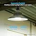 ZONE INDUSTRY CORP. LED Bulb with Shade, 60W Equivalent, 5000 Lumens, 5000K Daylight, 50,000 Hours, E26 Base, ETL Listed, Indoor Use, Energy Saving for Garage, Workshop, Basement, Warehouse, Home