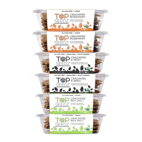 Top Seedz Certified Organic Gluten Free Sea Salt, Rosemary, &