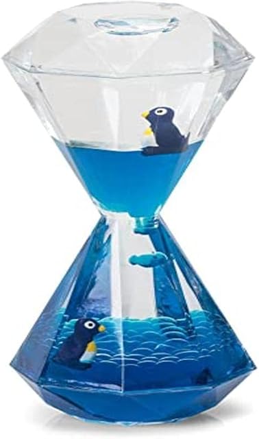 Tobar Penguin Liquid Timer Desk Toy