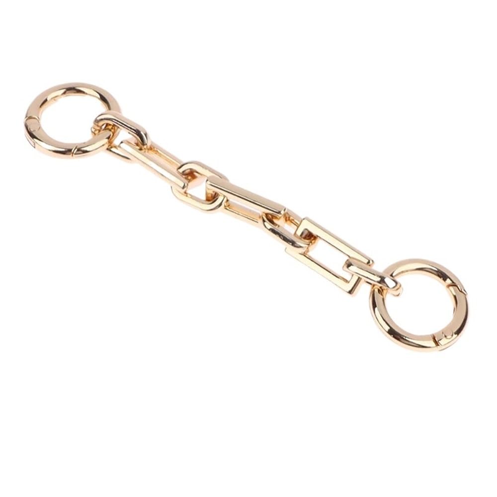 xiuling4568 Bag Strap DIY Replacement Chain Charms Shoulder Bag Accessories Bag Extension Chain Crossbody Purse Bag Chain Strap Handbag Hanging Buckle Bag Strap Crossbody(Medium)