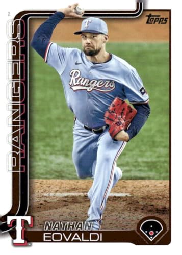 2025 Topps #130 Nathan Eovaldi Texas Rangers MLB Series 1 Baseball Base Trading Card