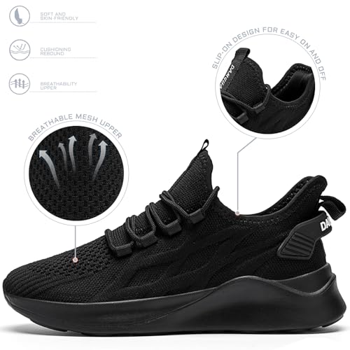 Mens Running Shoes Tennis Sneakers Walking Slip on Gym Workout Athletic Breathable Jogging Sport Casual Shoe2