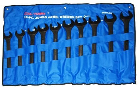 10-pc. Jumbo Combination Wrench Set - Metric 34-50mm