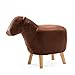 JHJD Sgabello per Bambini Sgabello Pony Sgabello Sgabello in Legno massello Sgabello Stile Cartoon Scarpe Sgabello Scarpe Sgabello W68.5 * D34 * H41cm (Colore : D)