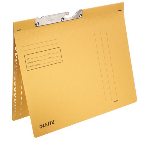 Preisvergleich Produktbild Leitz Pendelhefter Combi, kfm. Heftung, Manilakarton, gelb