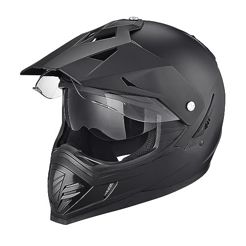 AHR Full Face Dual Sport Motorcycle Helmet