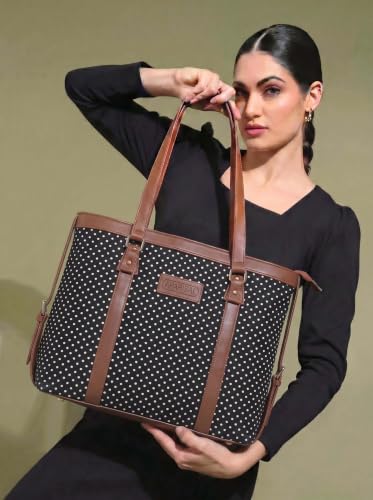 Image of Stylish Tote Bags for Office Use | Laptop Bag 15.6 inch | Purse for Women | Vegan Leather Handbag | Daily & Travel Use |