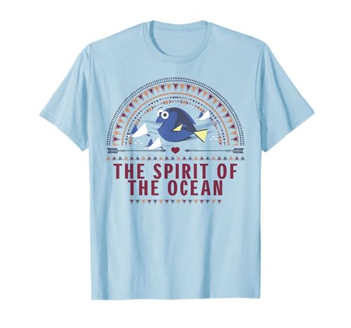 T-shirt Nemo et Dory Disney Pixar The Spirit Of The Ocean en coton bleu pour enfant et adulte