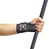 Allegro Industries 7212-03 Dual‐Flex Wrist Support, 7 1/2' x 8 1/2', Large, Black