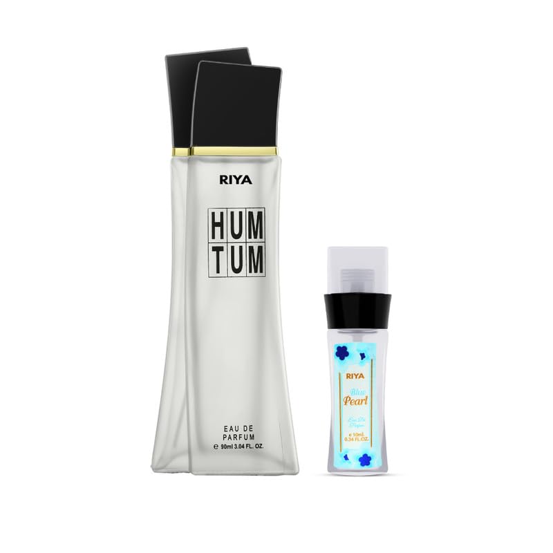 Riya HUM TUM Essence of Togetherness For Men & Women Eau De Parfum Spray Citrus Floral Spicy 90 ML With 10 ML Blue Pearl Perfume Eau de Parfum-image-46