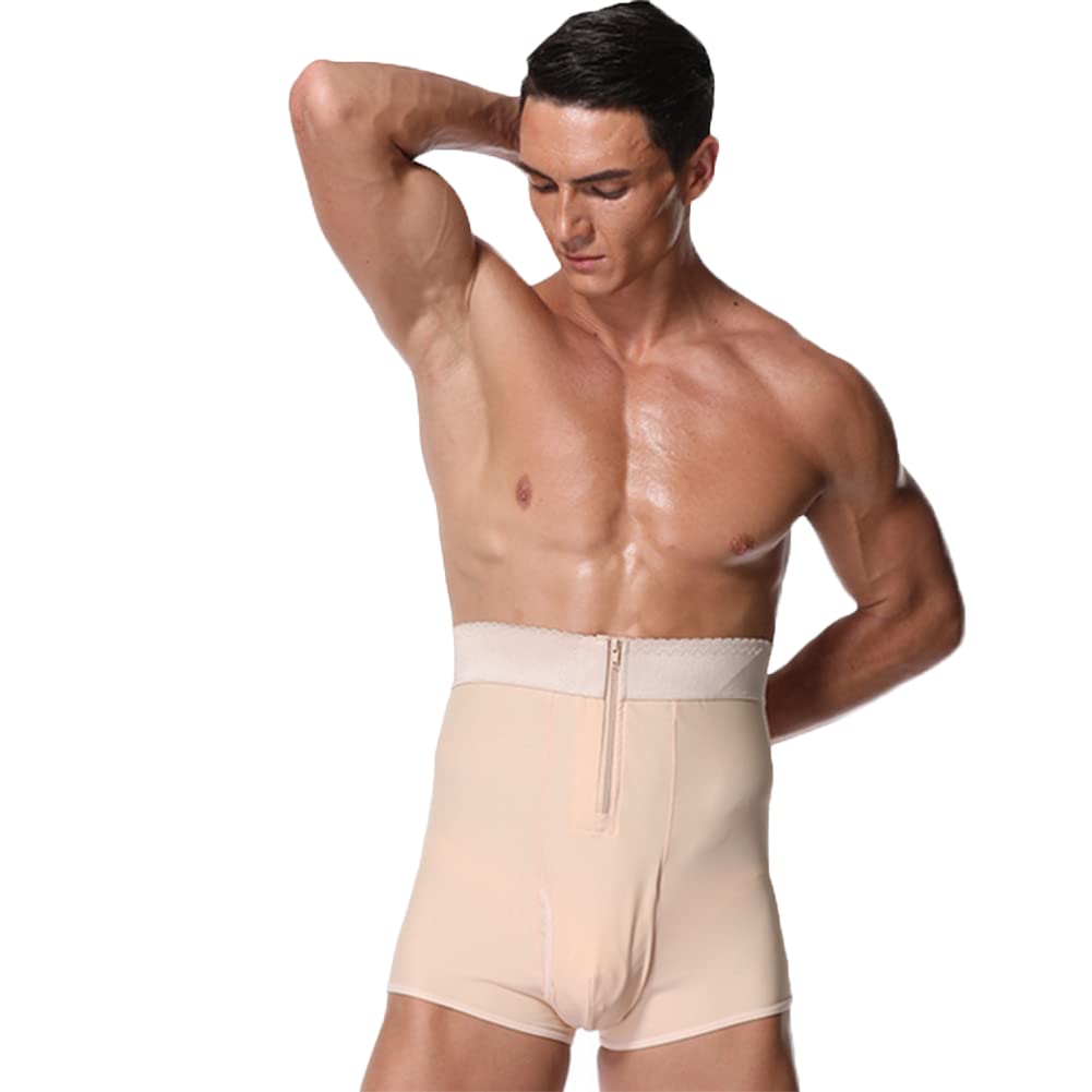 Compresion Pantalones Cortos Moldeadores con Control de Abdomen para Hombre Ropa Interior