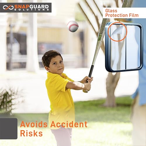 Película de seguridad transparente para ventanas 8 mil Snapguard miniatura 5