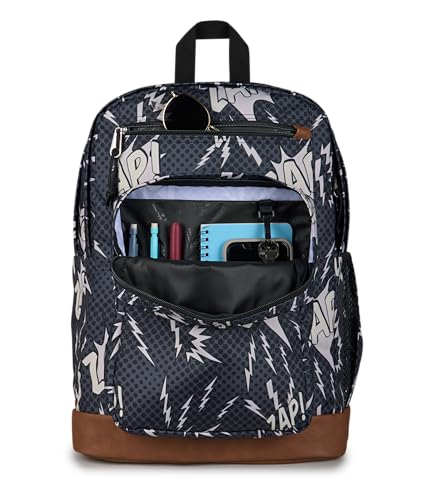 Image of JanSport Cool Backpack with 15-inch Laptop Sleeve, Large Computer Bag Rucksack with 2 Compartments, Ergonomic Straps, High Voltage
