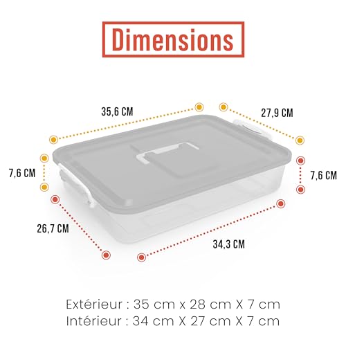 Boîtes de fermentation pour pizza et pain bac à pâtons étanche - 8