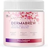 Dermabrew Powder, Official Dermabrew Powder Mix with All Natural Ingredients, Advanced Formula Support Supplement with Maximum Strength Premium Vitamins for Overall Health and Wellness (30 Servings)