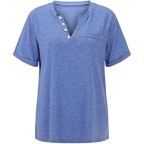 T-shirt Femme Generisch Col V Cover
