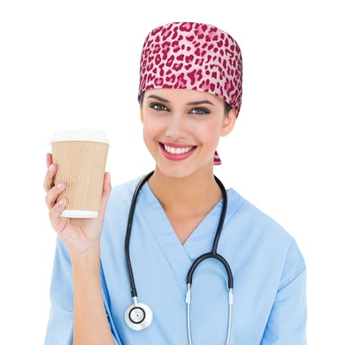 Image of Unisex Adjustable Surgical Sweatband - Elastic Bandage Cap - Scrub Caps for Nurse Working Cap