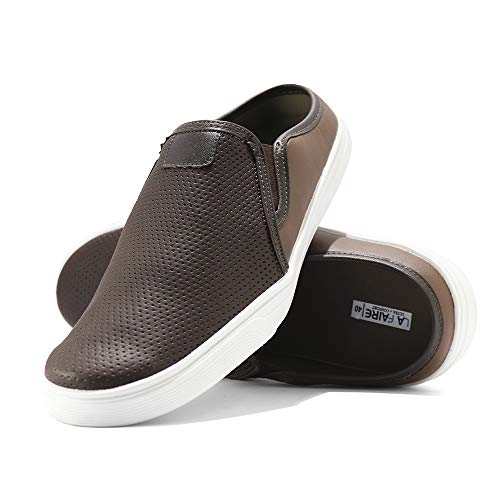 Slip Masculino Masculino Mule Confort (42, 124-CAFÉ)