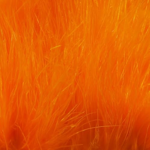 Hareline Fly Tying Marabou Blood Quills - Premium Long Marabou Feathers for Fly Tying Streamers, Leeches & Jigs