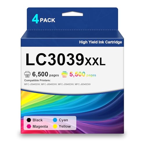 Image of Ultra High Yield LC3039 LC3039XXL Ink Cartridges 4-Pack