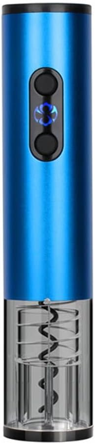 Electric Wine Opener,Cordless Automatic Electric Corkscrew Bottle Opener Set Contains Foil Cutter,for Wine Lovers,Wine Gift Set (Color : Blue)