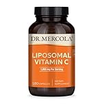 Dr. Mercola Liposomal Vitamin C 1,000Mg Per Serving - - 90 Servings - Antioxidant Supplement With Higher Bioavailability Potential & Immune System Support 180 Capsules 1 Bottle