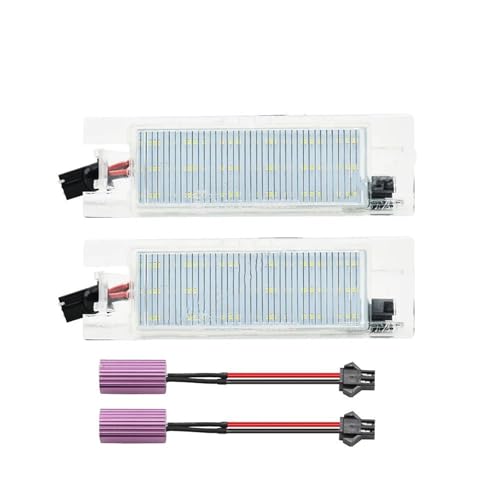 Luces de matrícula LED para Alfa Romeo Giulietta de 2010 a 2017 pack de 2 lámparas traseras coche