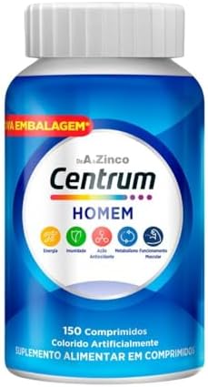Centrum Homem Multivitaminico Diário com Magnésio, Vitamina D e V...