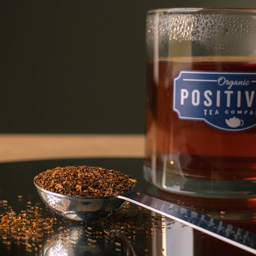 Image of Organic Positively Tea Company, Red Christmas Rooibos Tea, Loose Leaf, 4 Ounce