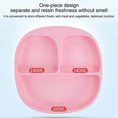 Utensílios de Desmame para bebê, Conjunto de Comida para bebê Material de Silicone Fácil de Limpar M