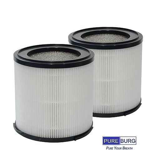 PUREBURG Replacement Filter Compatible with Morpilot, Keenstone,ASLOTUS ELITUN Safe-Mate KJ130V1 Air Purifiers, H13 HEPA Activated Carbon 2-Pack Air Clean Dust VOCs Odor by PUREBURG - Image 5
