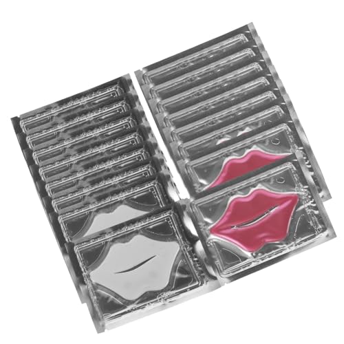Gatuida Maschera Labbra Idratante e Rimpolpante 20 Pezzi Patch Leviganti Per Labbra Secche Collagene Maschera Condizionante Da Notte Per Viaggi Riparazione Intensa e Idratazione Prolungata