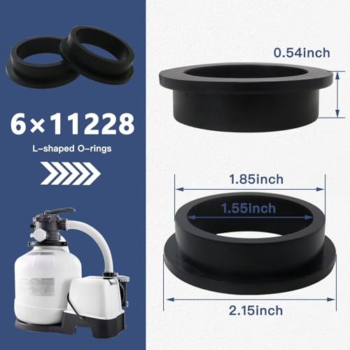 BUTITNOW 11228 ORing Gasket Replacement for Intex Sand Filter Pumps