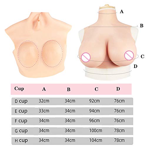 XRRA Protetores de seios falsos de silicone para Crossdressing Apparel, Drag Queen, prótese transgên